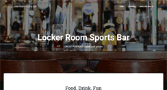 Desktop Screenshot of lockerroomsportspub.com