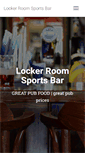 Mobile Screenshot of lockerroomsportspub.com